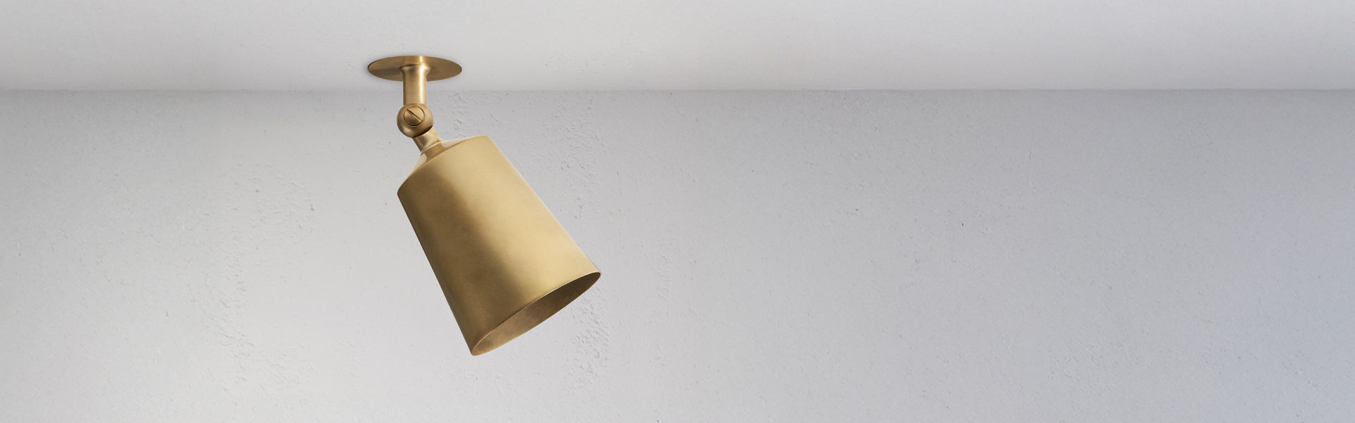 Antique brass spotlights